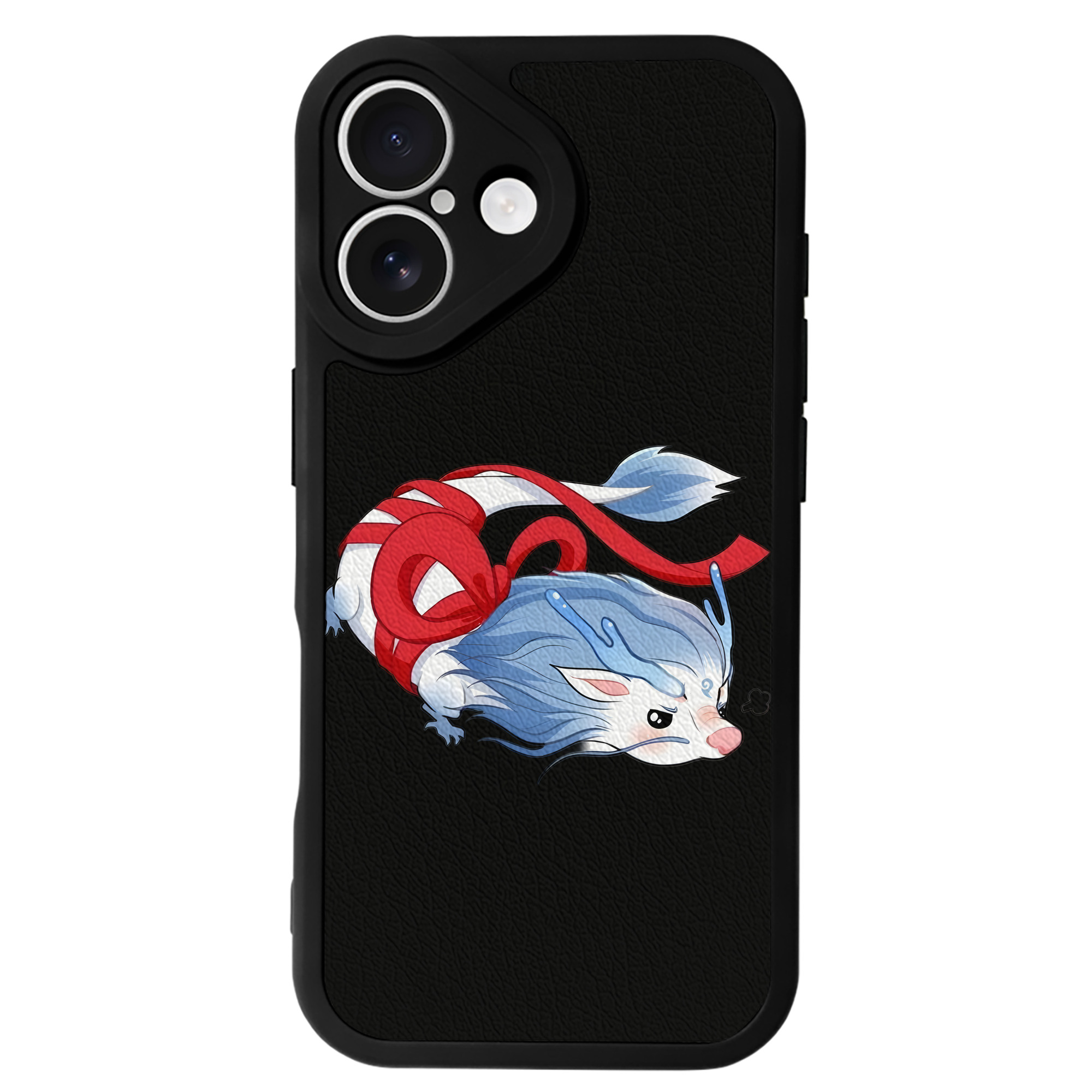 （画像用） Ne Zha 2 ナタ 魔童の大暴れ 【iPhone 16シリーズ対応】シリコンスマホケース（レザー調） 材質：シリコン